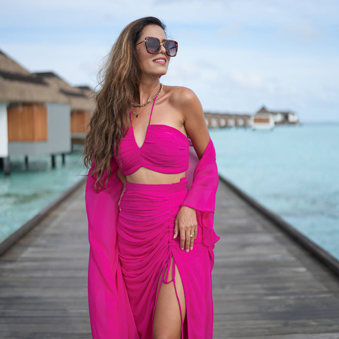 Aakriti Rana in Neon Nectar 3-Piece Set
